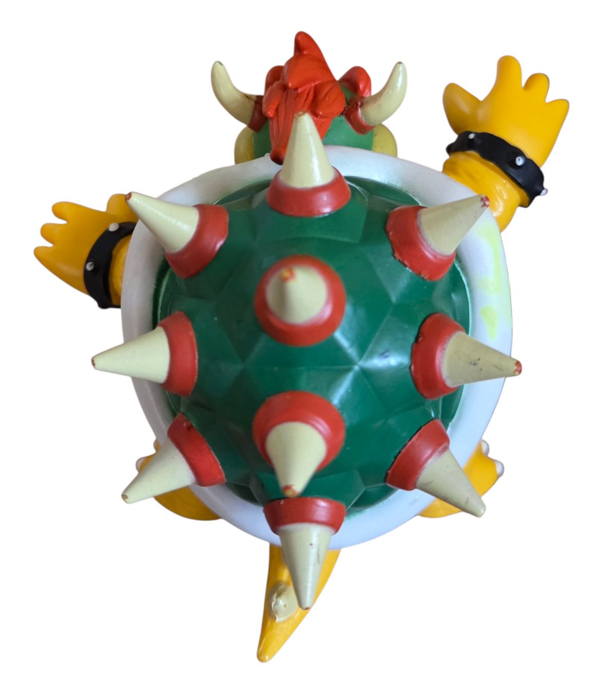 2007 Super Mario Bros 3.25" Bowser & 2" Princess Peach Waving PVC Figure Set image 6