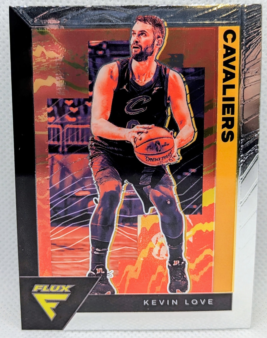 2020-21 Panini Flux Basketball Kevin Love #34 Cavaliers Chrome Base Card