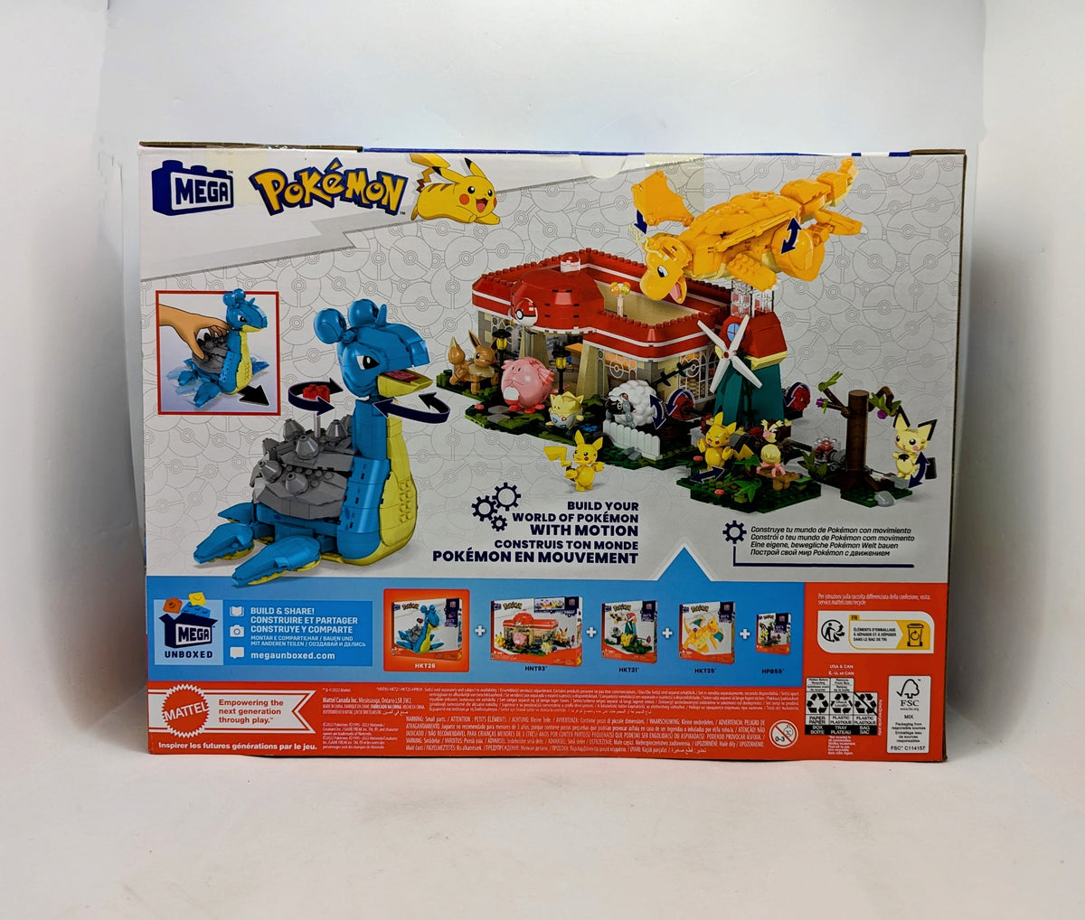 MEGA Pokemon Lapras Building Kit - 527 Pieces image 2