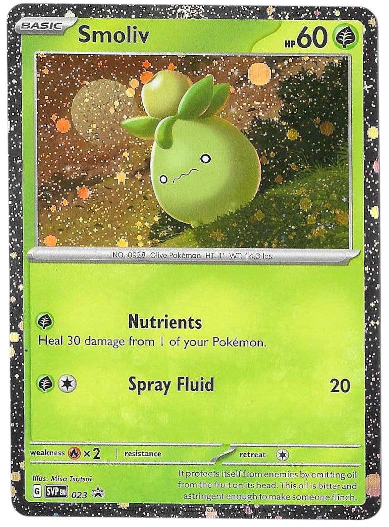 2023 Pokemon TCG Smoliv 023 Sv: Scarlet & Violet Promo