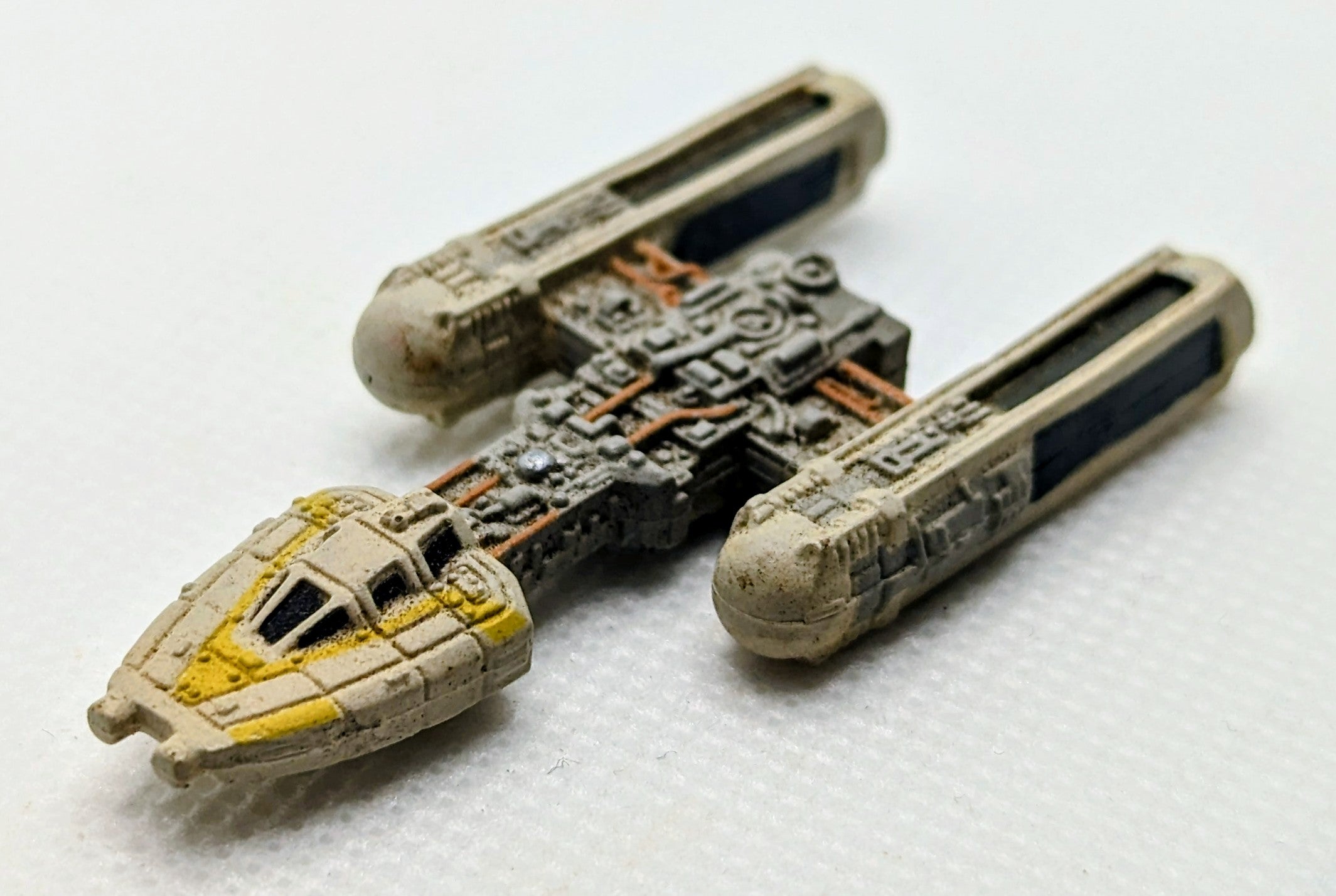 1994 Galoob Micro Machines Star Wars Space 3 Y-Wing Starfighter Mini