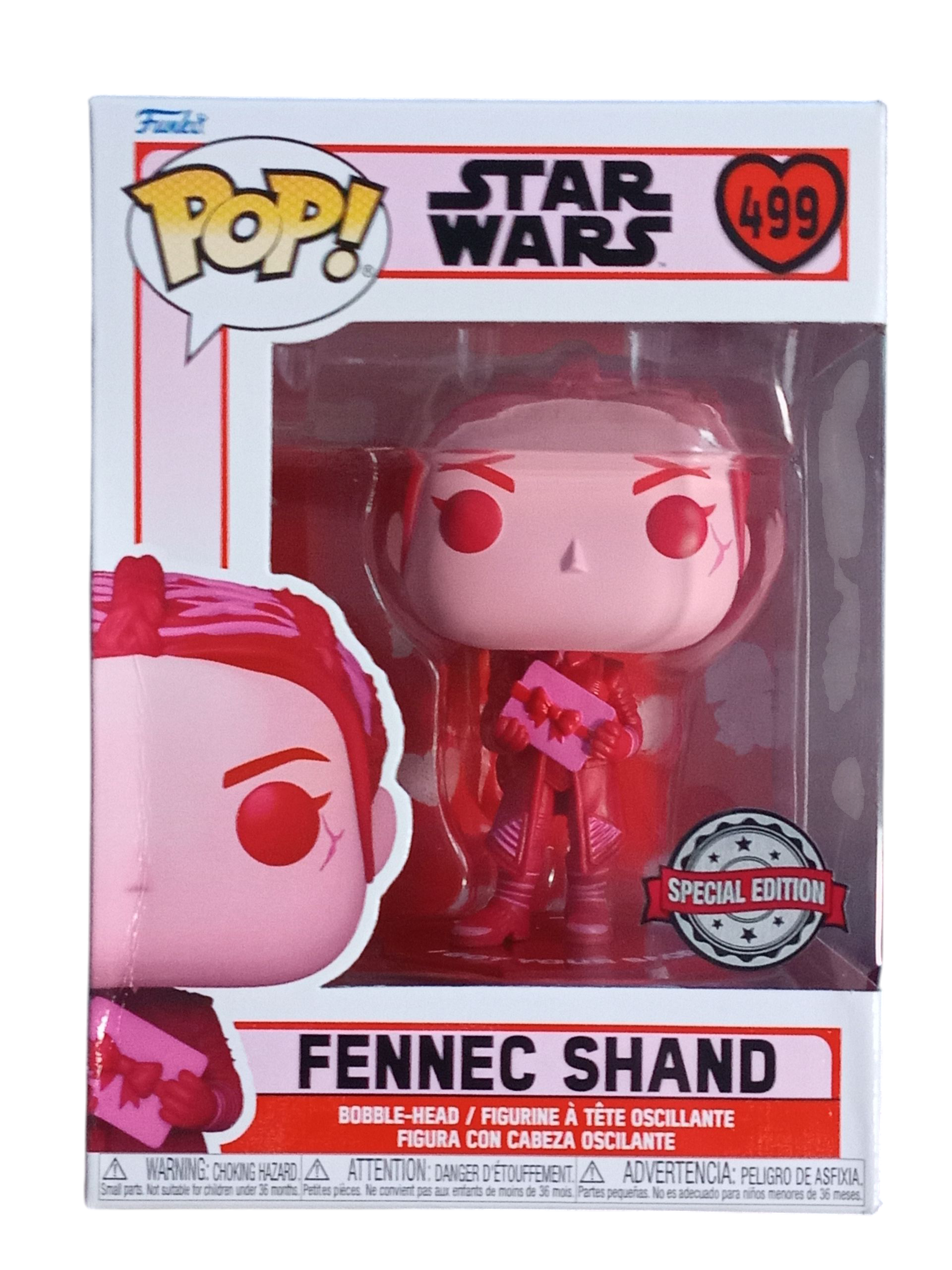Funko Pop Star Wars #499 Fennec Shand Valentine Special Edition Vinyl Figure