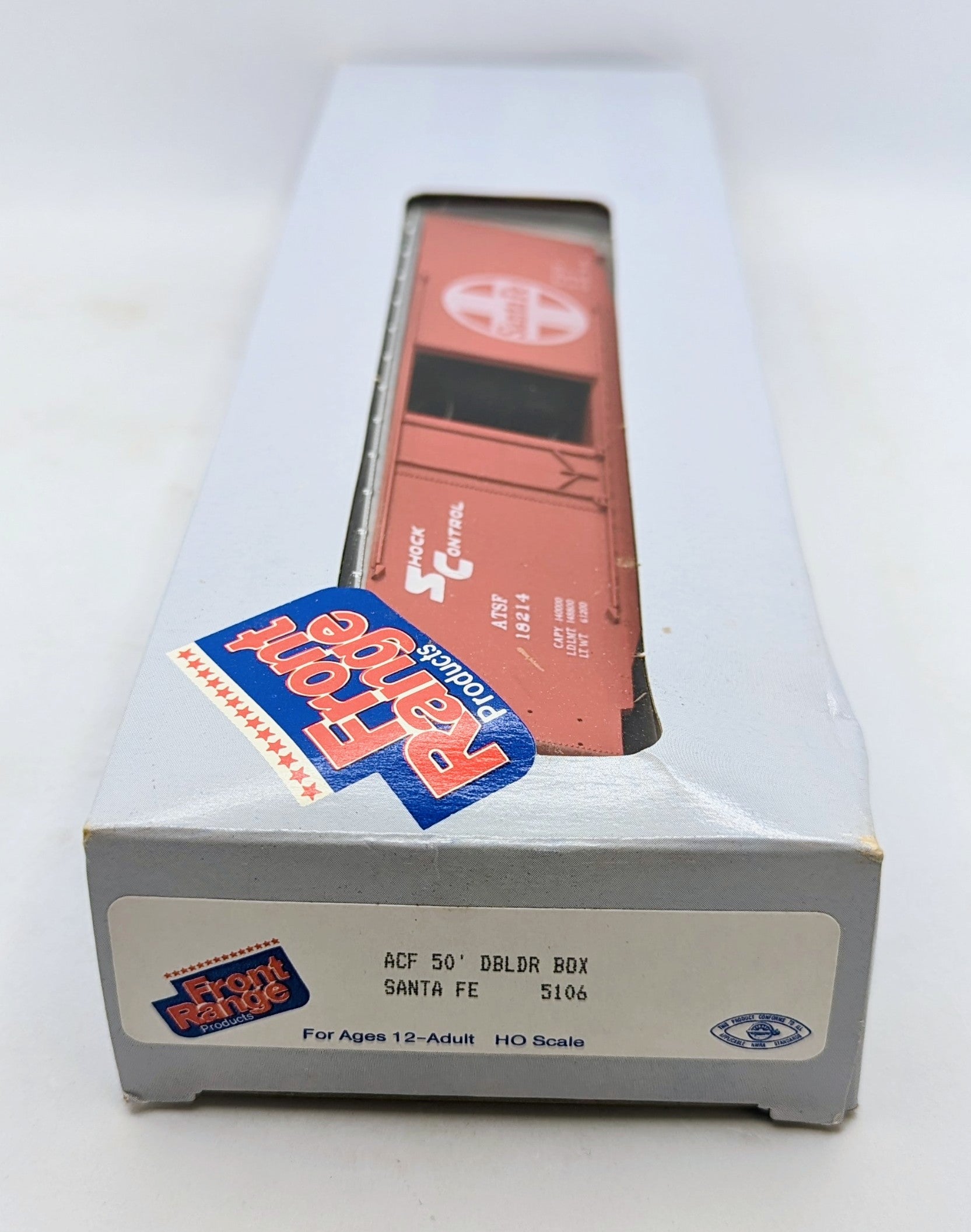 Front Range Products ACF 50' Double Door Box Car Sante Fe #18214 #5106 image 3
