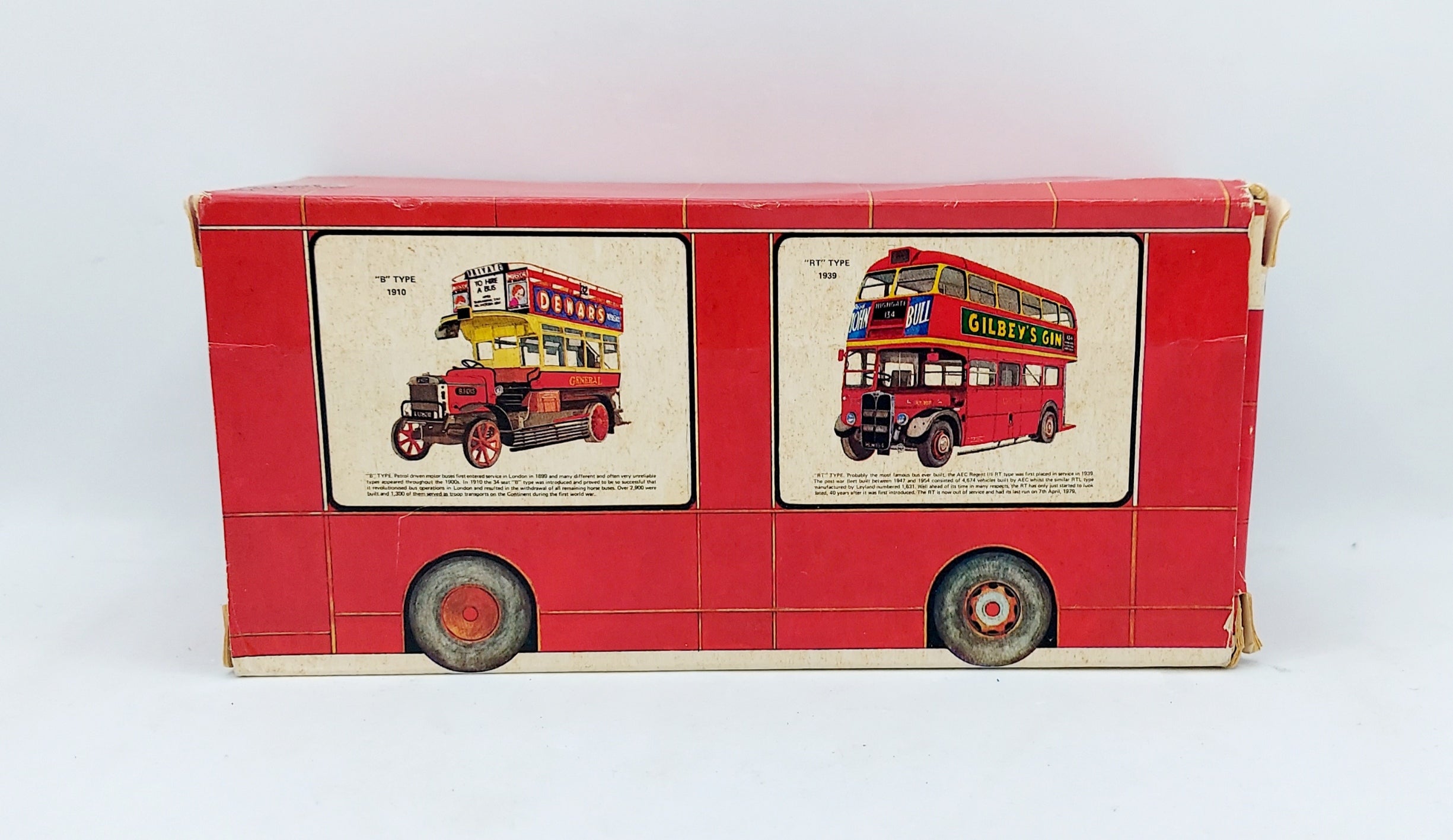 Vintage Abydos Double Decker Bus Double Sided Jigsaw Puzzle No. 2 image 2