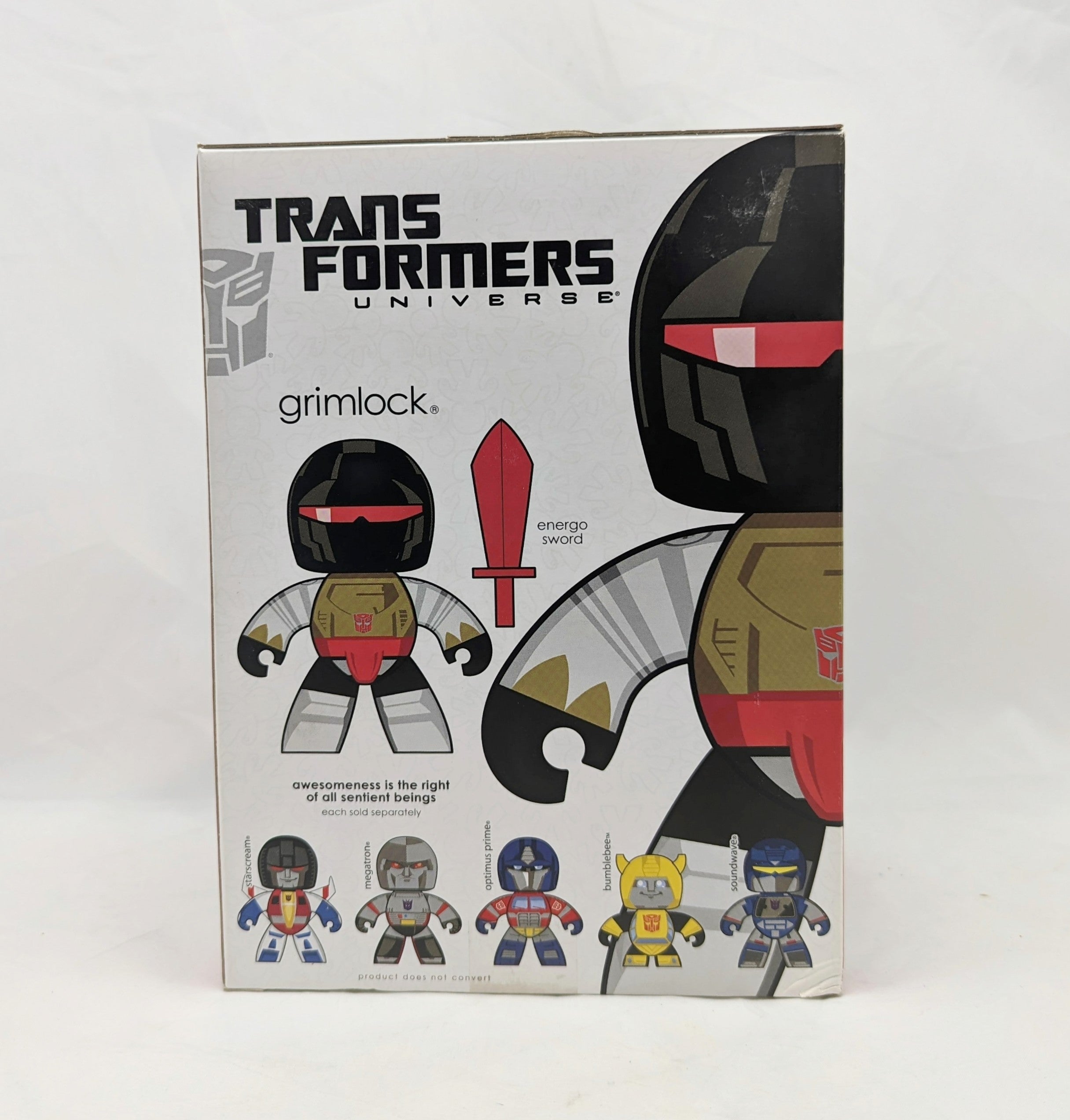 2008 Mighty Muggs Transformers Universe Grimlock 6" Vinyl Figure image 2