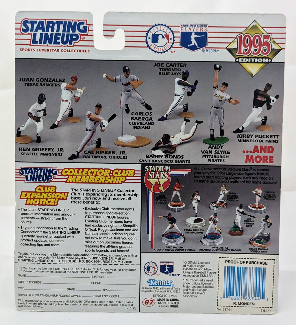 1995 Starting Lineup Raul Mondesi LA Dodgers Baseball Figure image 2