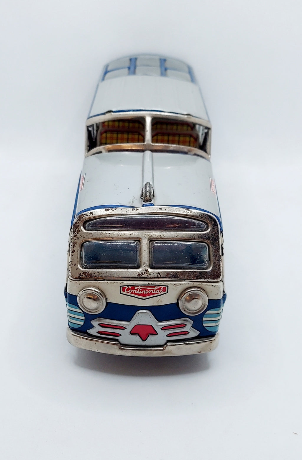 1950s/60s Nomura TN Continental Express #7 Tin Litho 156230 Friction Bus image 7