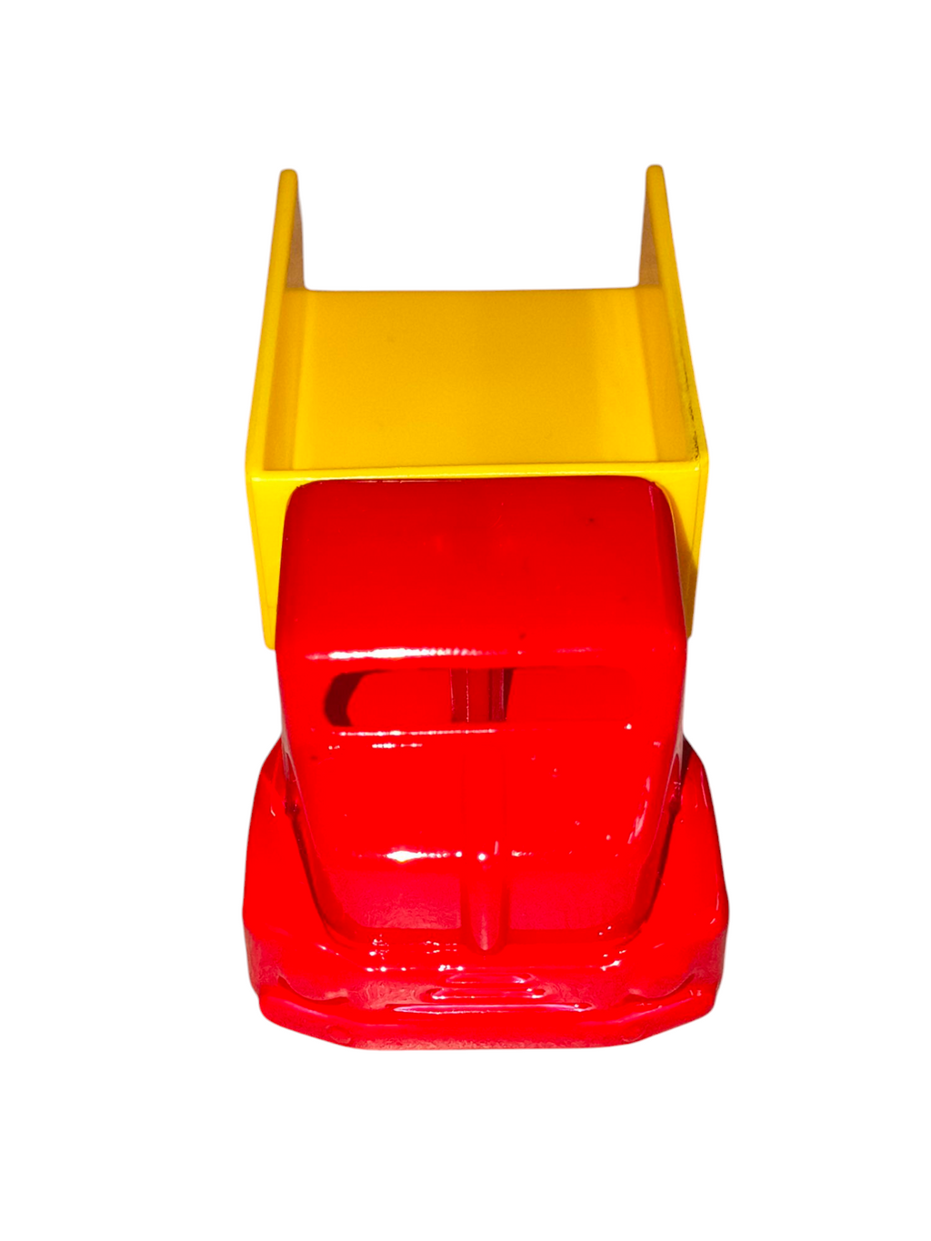 1998 Maisto Tonka Toys Truck Utility Hauler Red & Yellow Diecast image 3