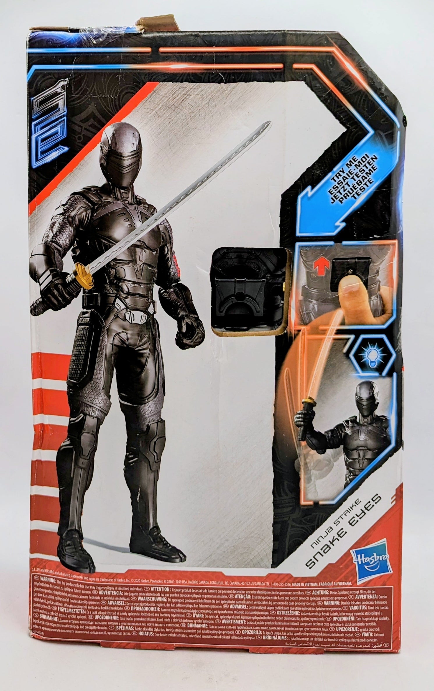 Snake Eyes: G.I. Joe Origins Ninja Strike Snake Eyes Collectible 12" Figure image 2