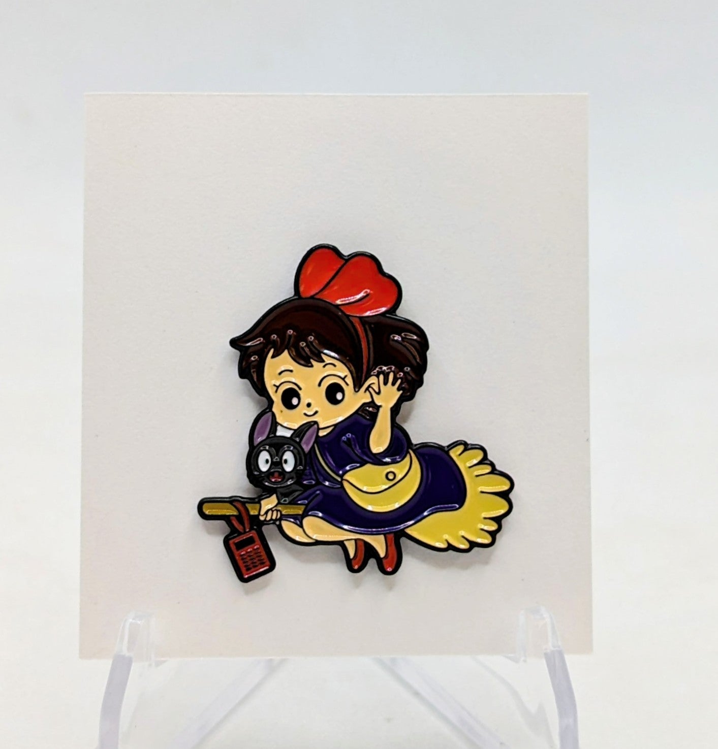 Studio Ghibli Kiki's Delivery Service - Kiki & Jiji On Delivery Enamel Pin