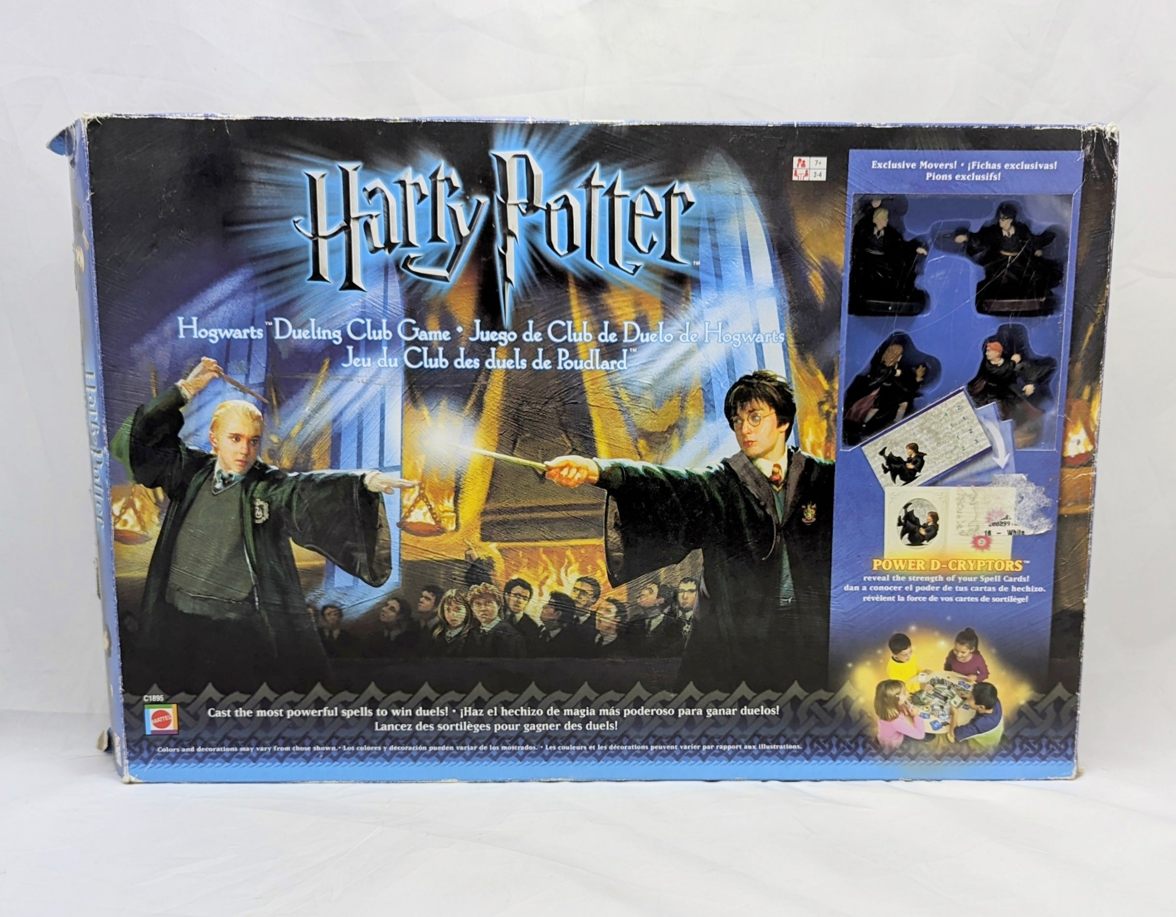 2003 Mattel Harry Potter Hogwarts Dueling Club Board Game