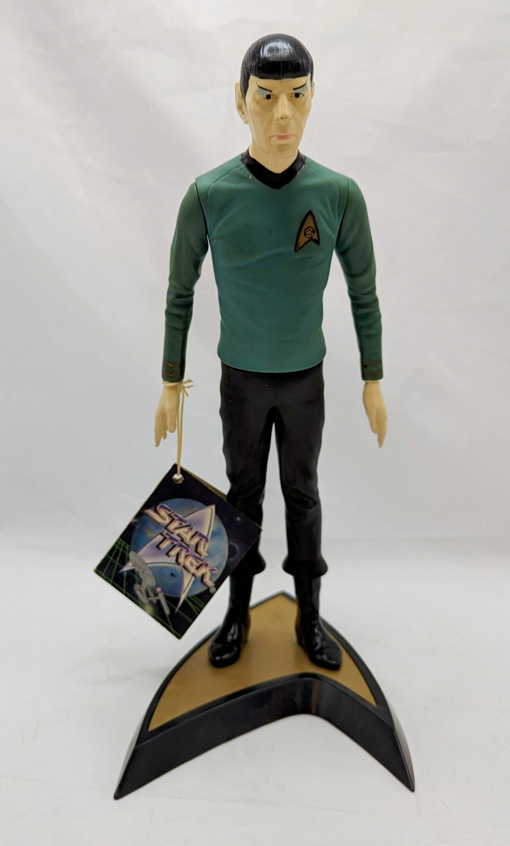 1991 Hamilton Gifts Star Trek Mr. Spock 11" Figure & Stand