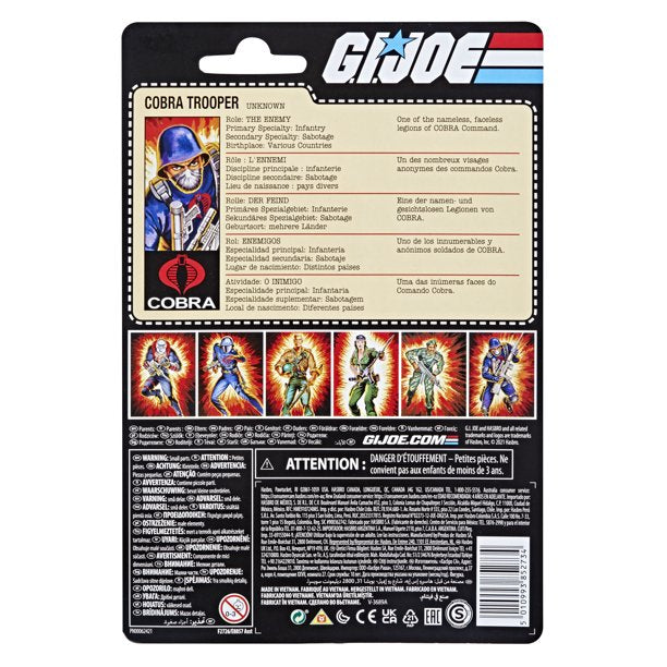 G.I. Joe Retro Cobra Trooper 3.75-Inch Collectible Action Figure image 2
