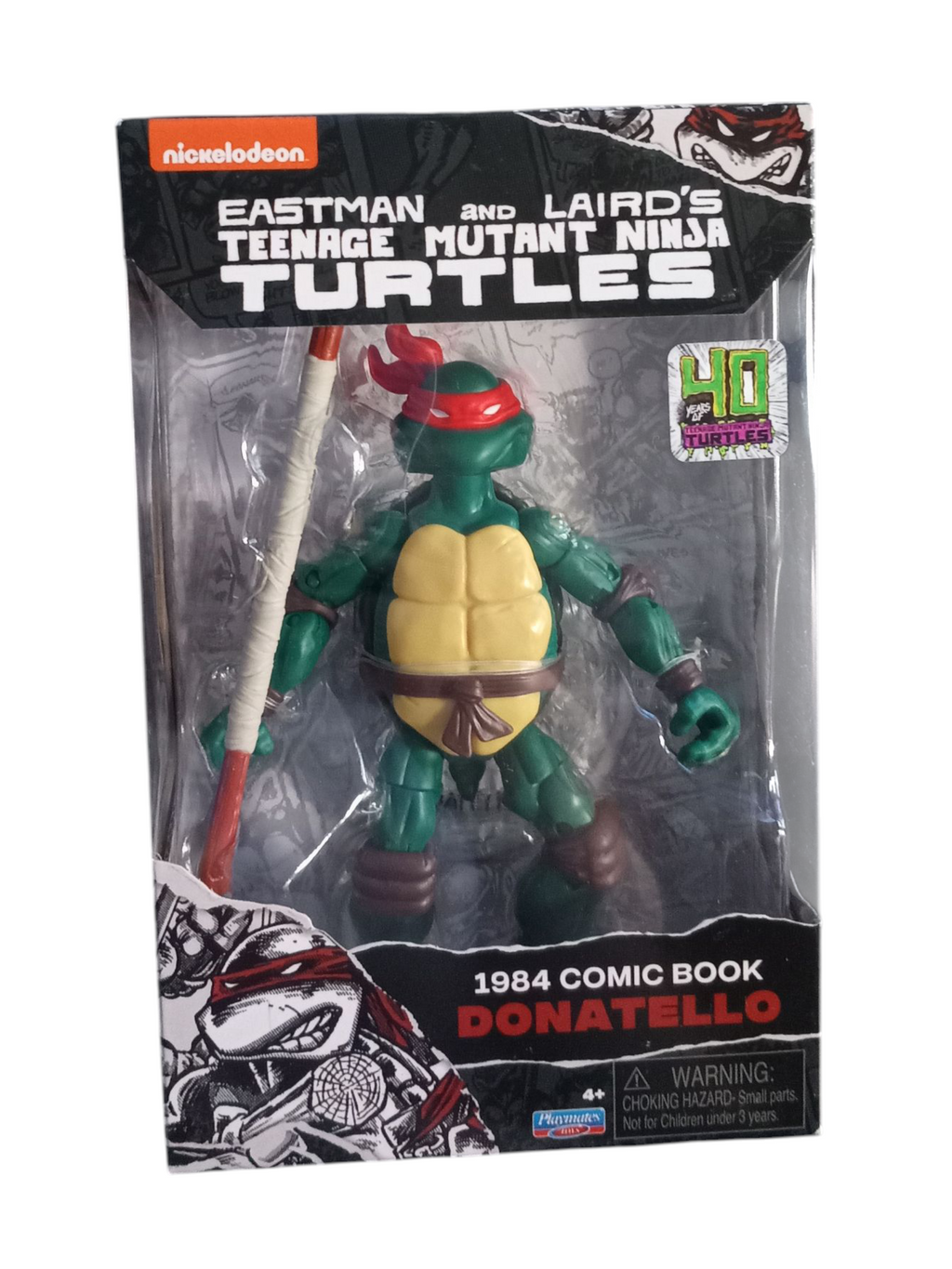 Playmates TMNT 40th Anniversary Comic Book Series Donatello Action Figure