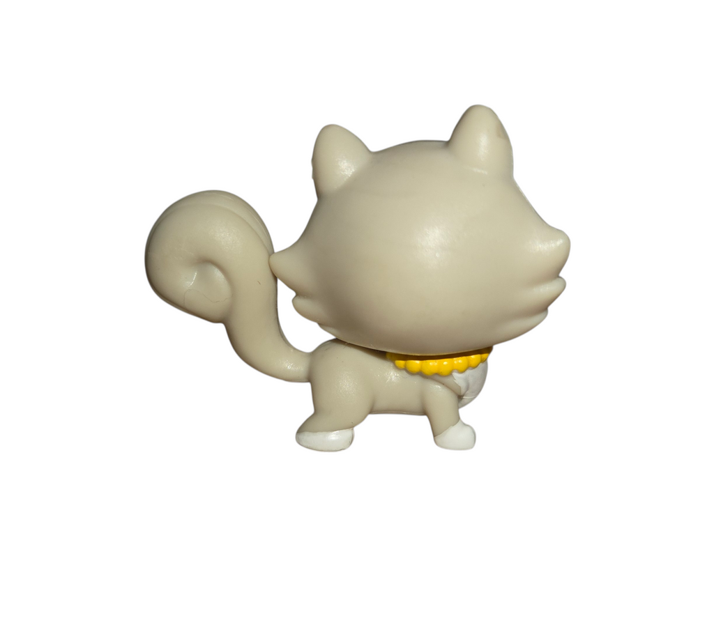 2016 Hasbro Littlest Pet Shop LPS #283 Pastille Purrkins Grey Mini Cat image 2
