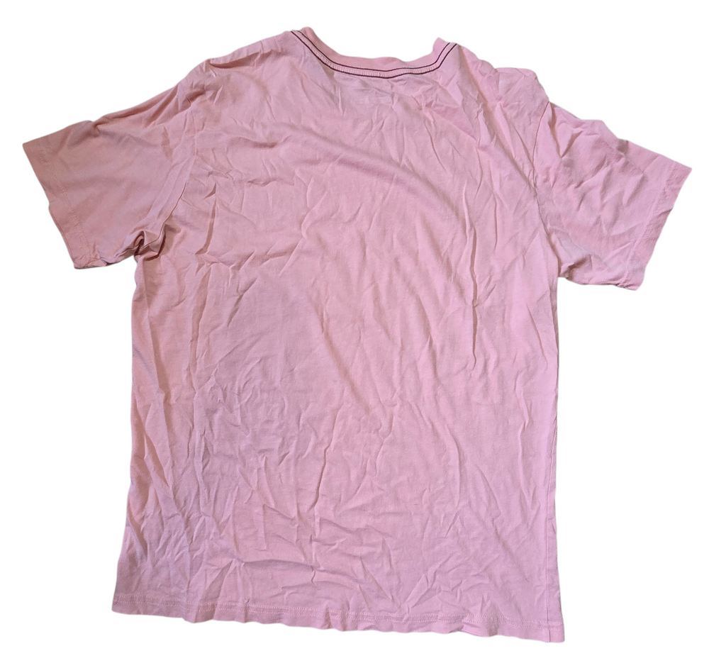 RVCA PM Tenore Pink Embroidered Logo T-Shirt Size Small image 2