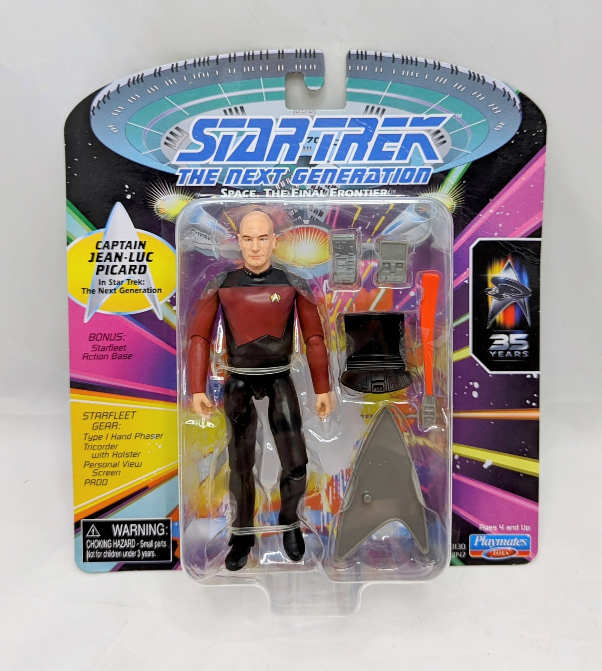 2022 Playmates Star Trek The Next Generation Captain Jean-Luc Picard Figure