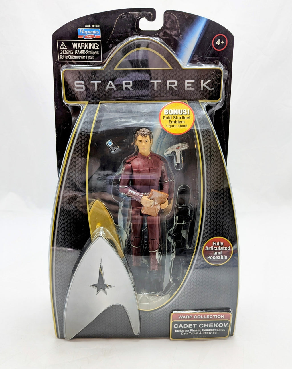 2009 Playmates Star Trek Warp Collection Cadet Chekov Action Figure