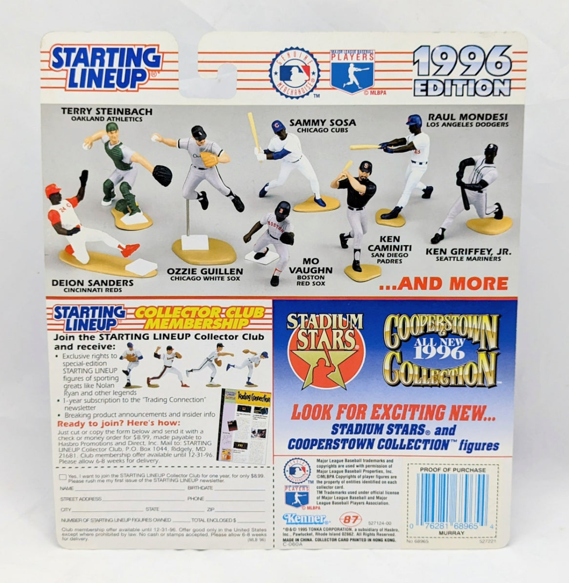 1996 Starting Lineup Eddie Murray Cleveland Indians Baseball Figure image 2