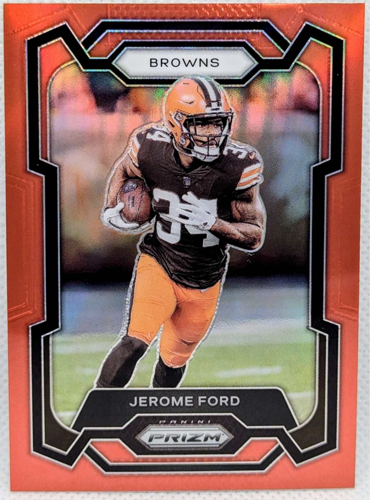 2023 Panini Prizm Red Jerome Ford Cleveland Browns #66