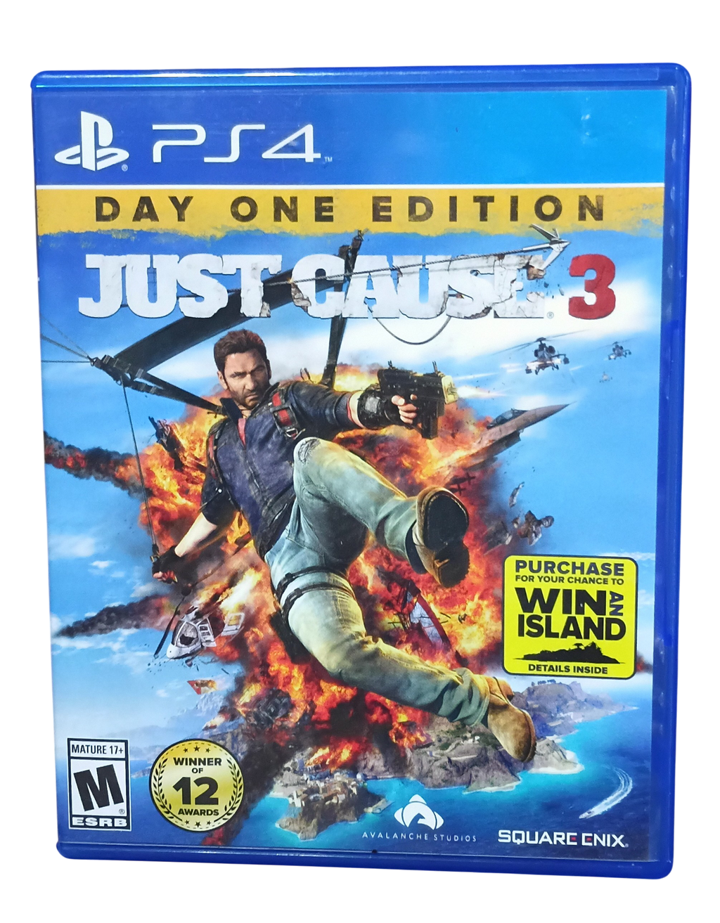 2015 Square Enix Just Cause 3 Day One Edition PlayStation 4 PS4 Video Game CIB
