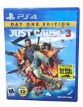 2015 Square Enix Just Cause 3 Day One Edition PlayStation 4 PS4 Video Game CIB