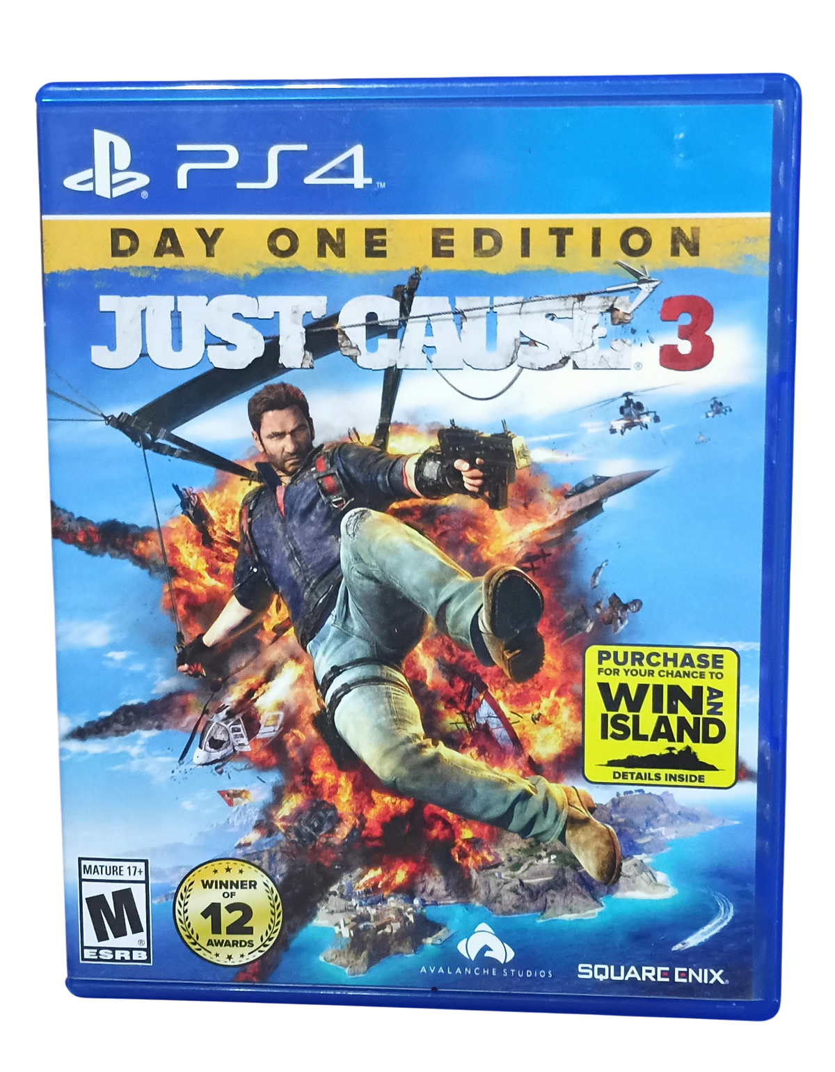 2015 Square Enix Just Cause 3 Day One Edition PlayStation 4 PS4 Video Game CIB