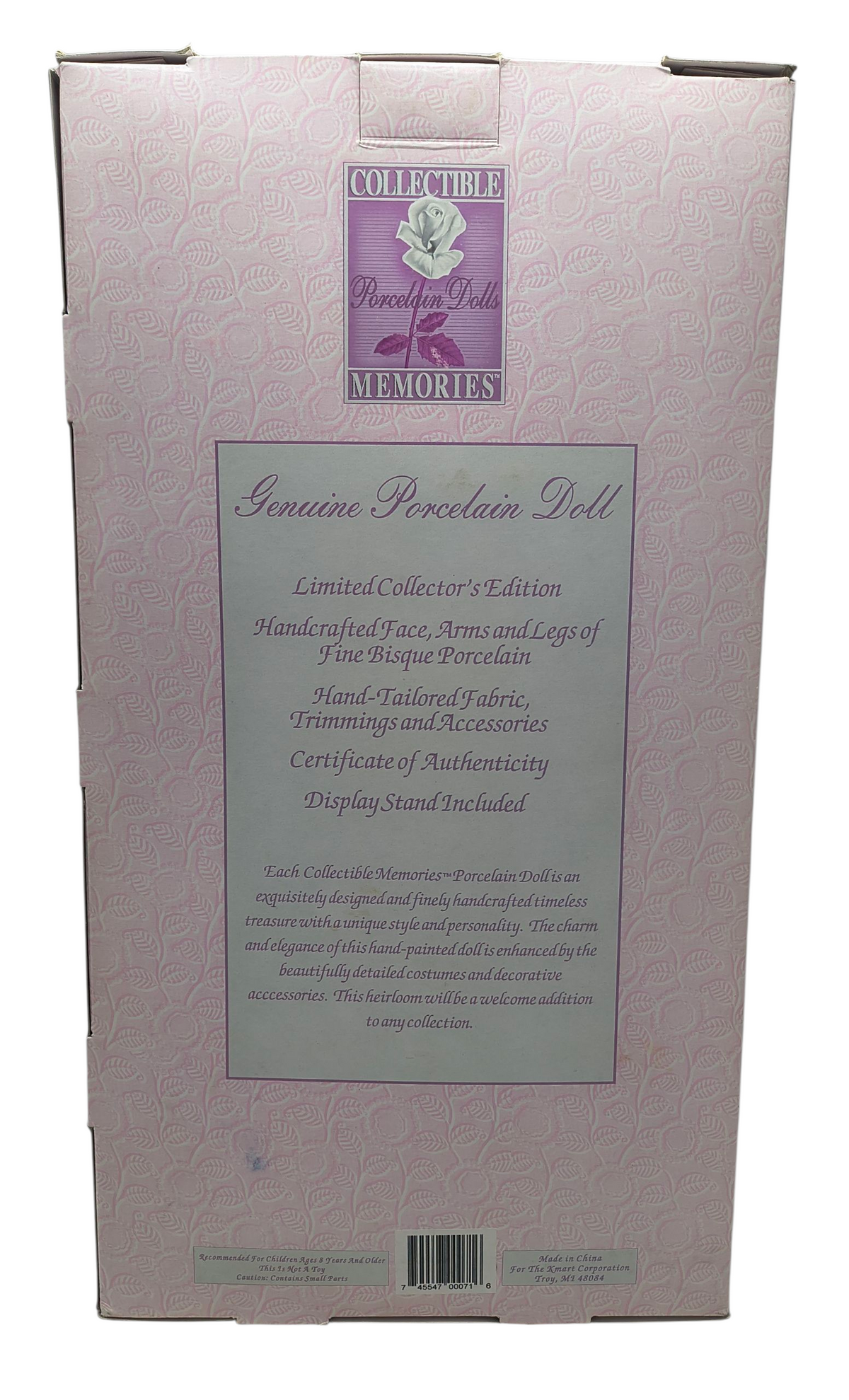 Kmart Exclusive Collectible Memories Limited Edition Porcelain Doll w/ Basket image 2