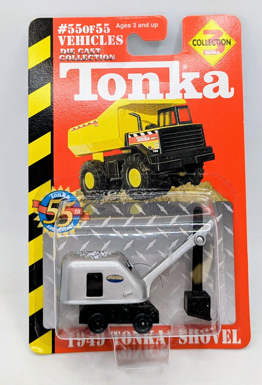 2002 Maisto Tonka 55th Anniversary Special Edition 1949 Tonka Shovel #55 1:64