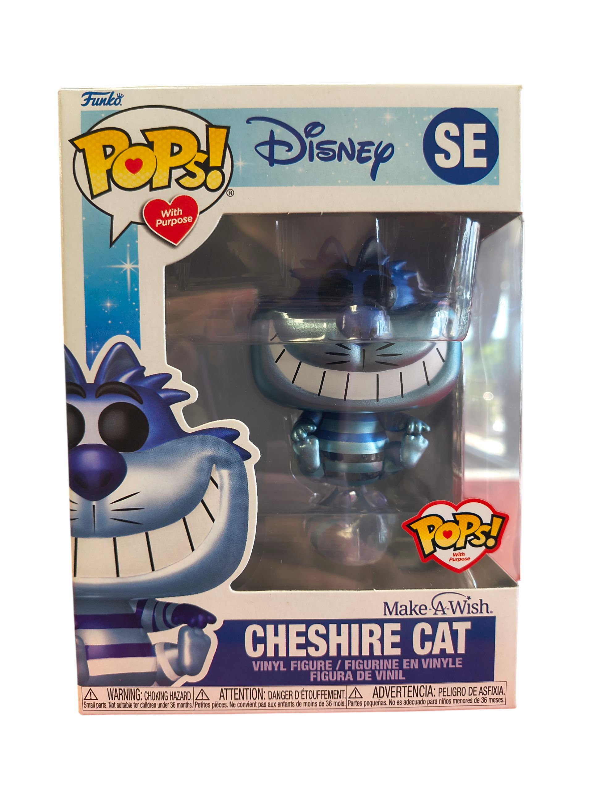 Funko Pops! with Purpose Make A Wish Alice in Wonderland Cheshire Cat #SE