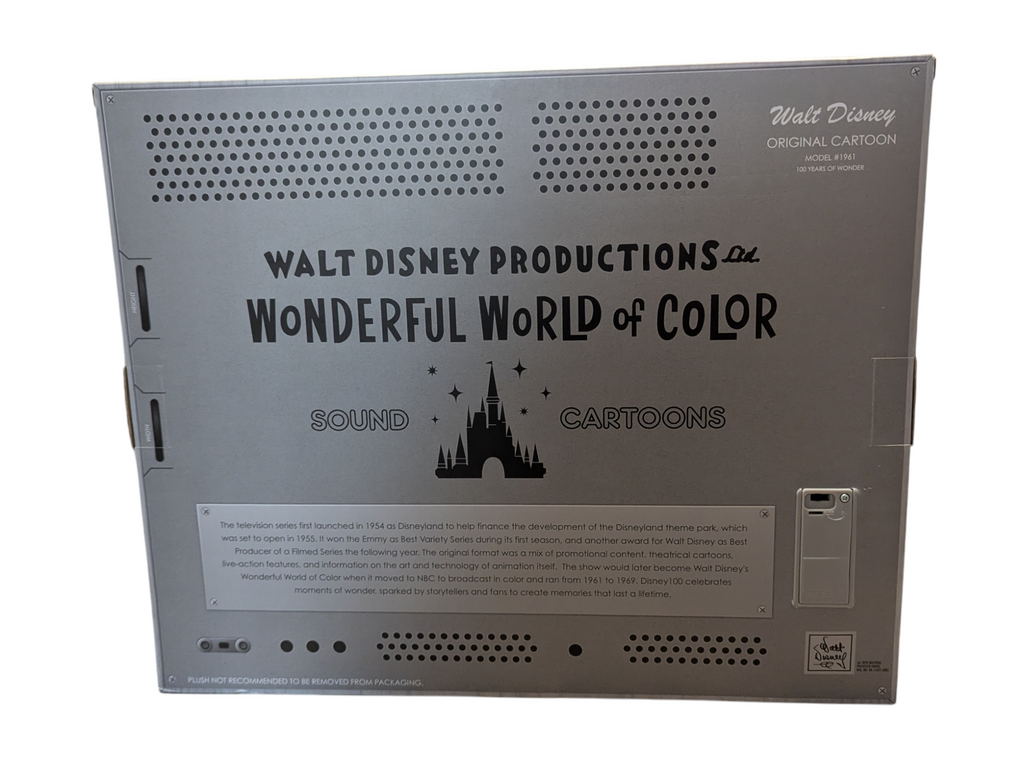 Disney 100 Years of Wonder Disney “Wonderful World of Color” Tinkerbell Plush image 2