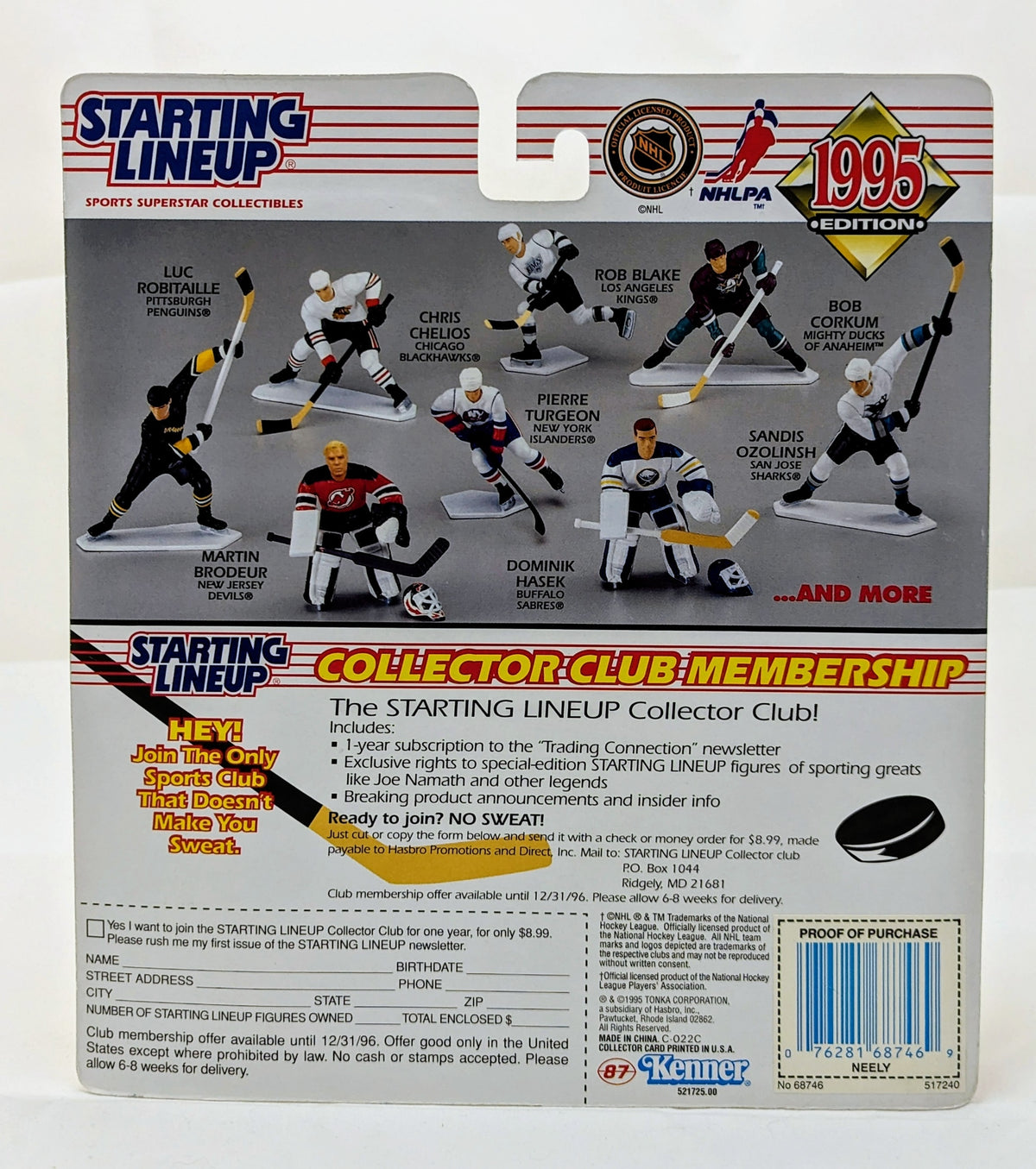 1995 Starting Lineup Cam Neely Boston Bruins Hockey Figure image 2