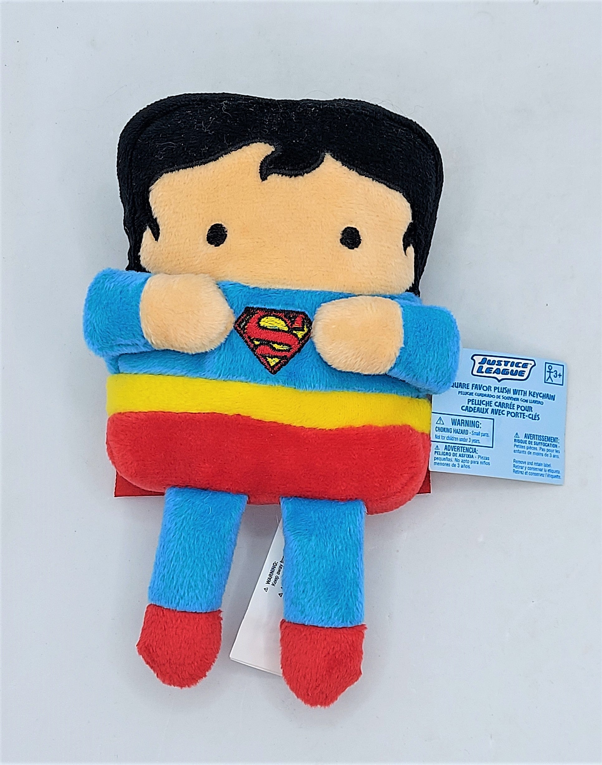 Justice League Square Favor Plush Superman Bag Clip