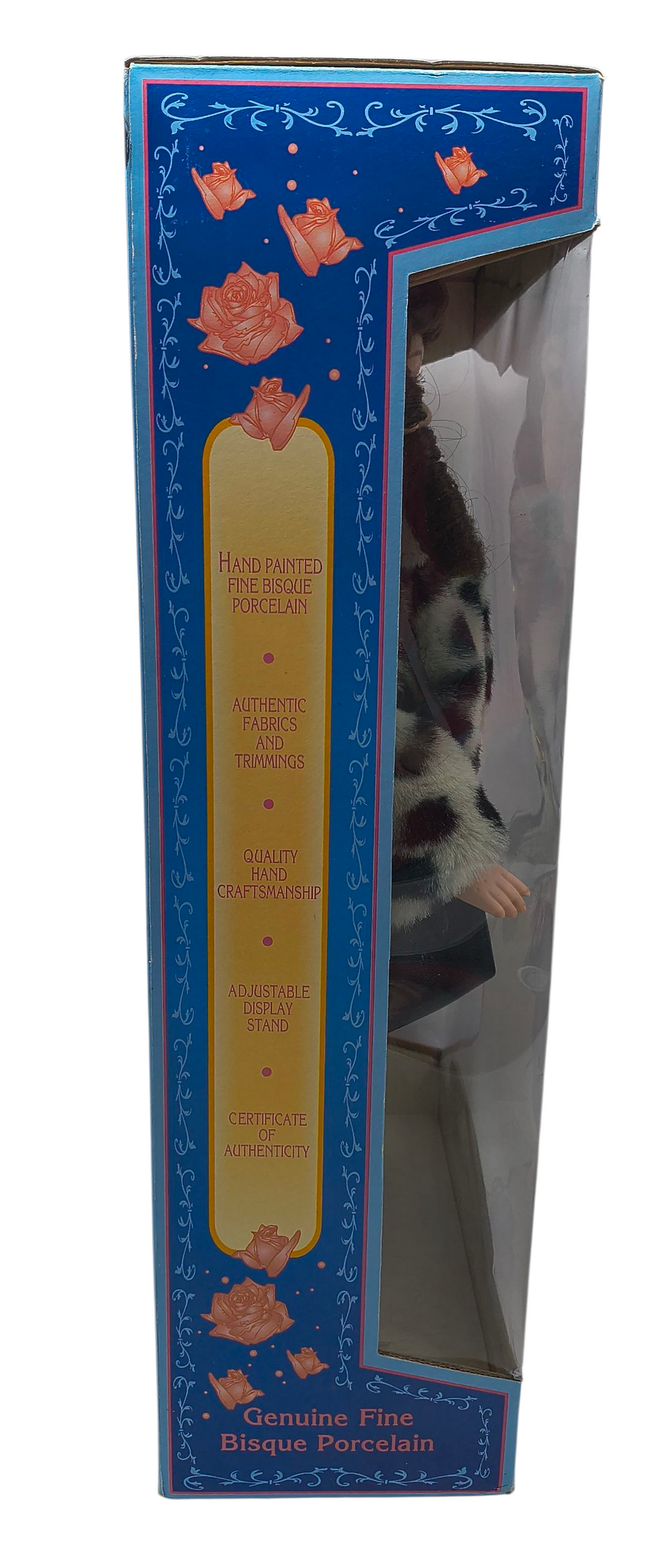 Dan Dee Soft Expressions Genuine Fine Bisque Gray Cheetah Jacket Doll image 4