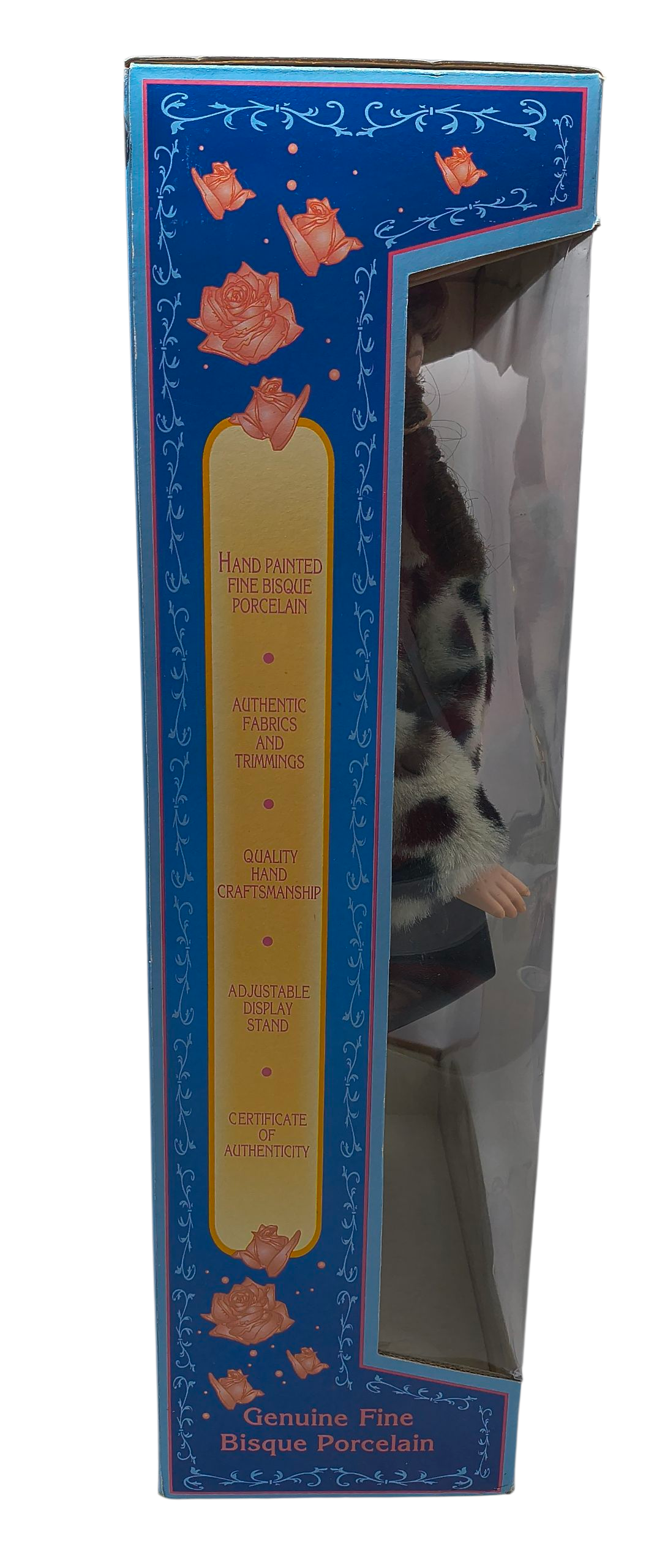 Dan Dee Soft Expressions Genuine Fine Bisque Gray Cheetah Jacket Doll image 4