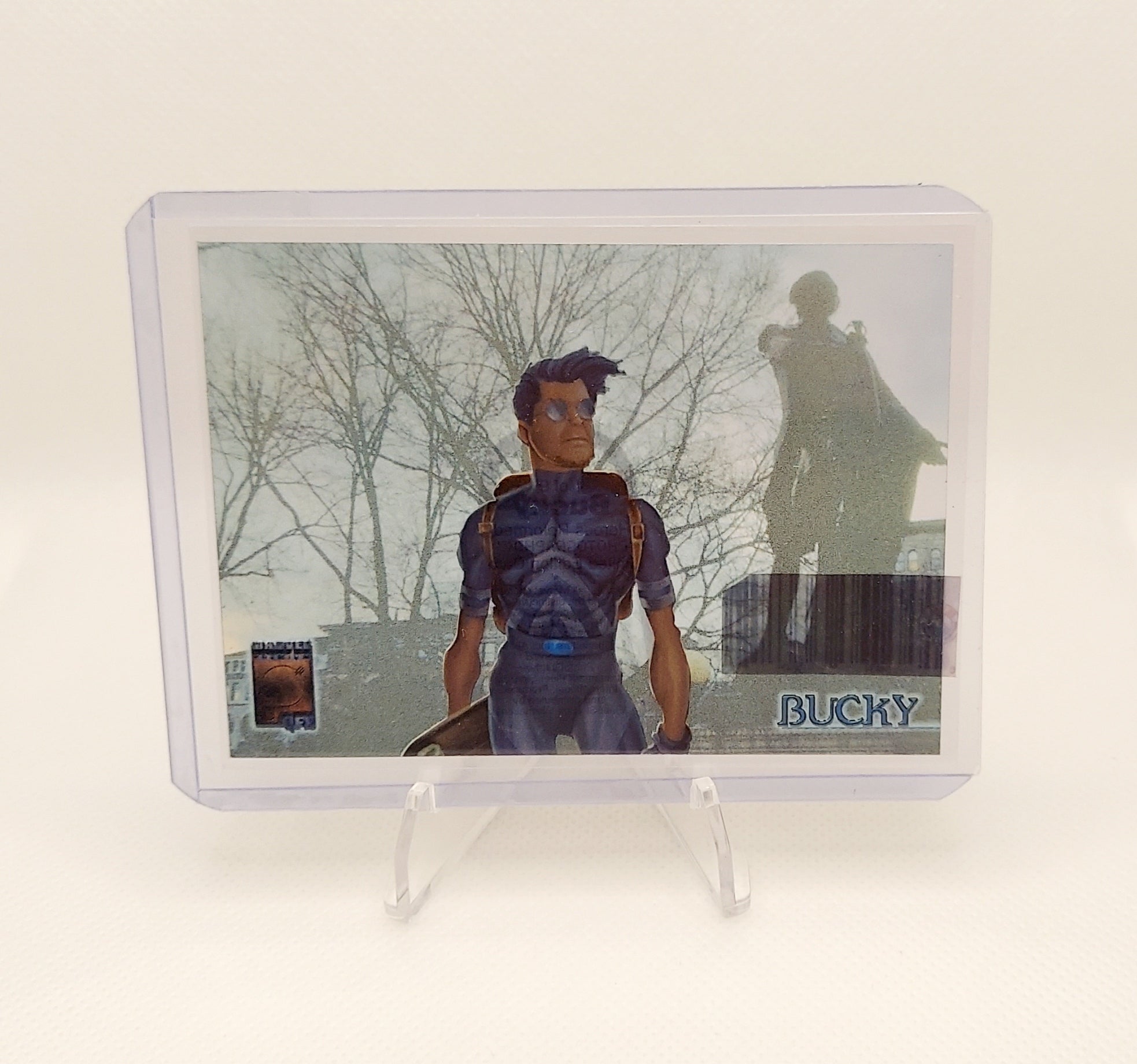 1997 Fleer Marvel Premium QFX Bucky Photographix Chase Card # 1