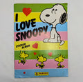 1986 Panini Peanuts I Love Snoppy Sticker Album - Complete
