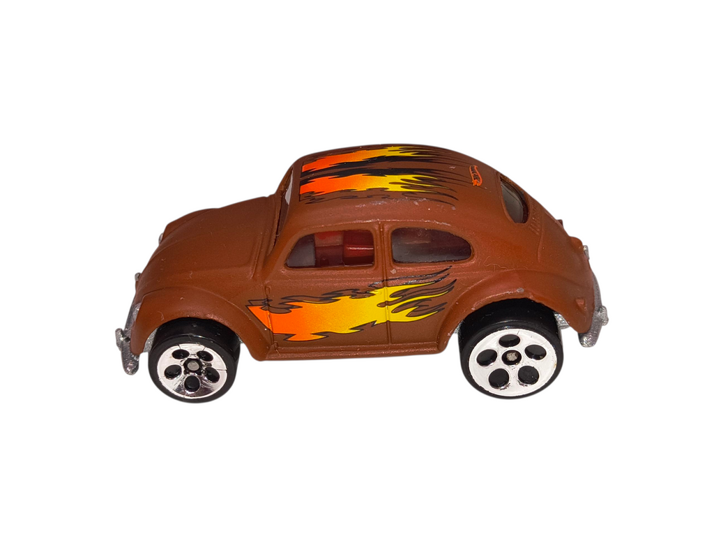 2001 Hot Wheels Mainline Series 1988 VW Bug Volkswagen Beetle With Flames #175 image 2
