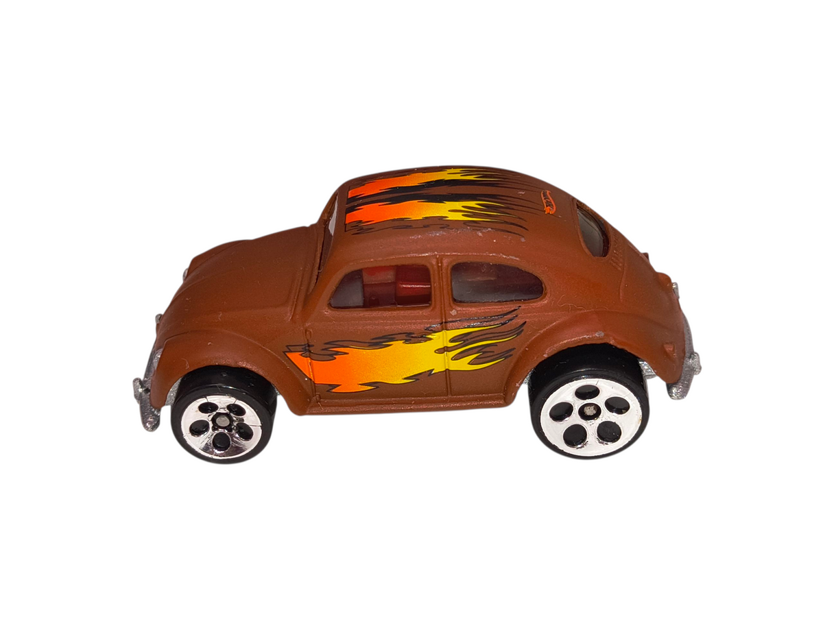 2001 Hot Wheels Mainline Series 1988 VW Bug Volkswagen Beetle With Flames #175 image 2