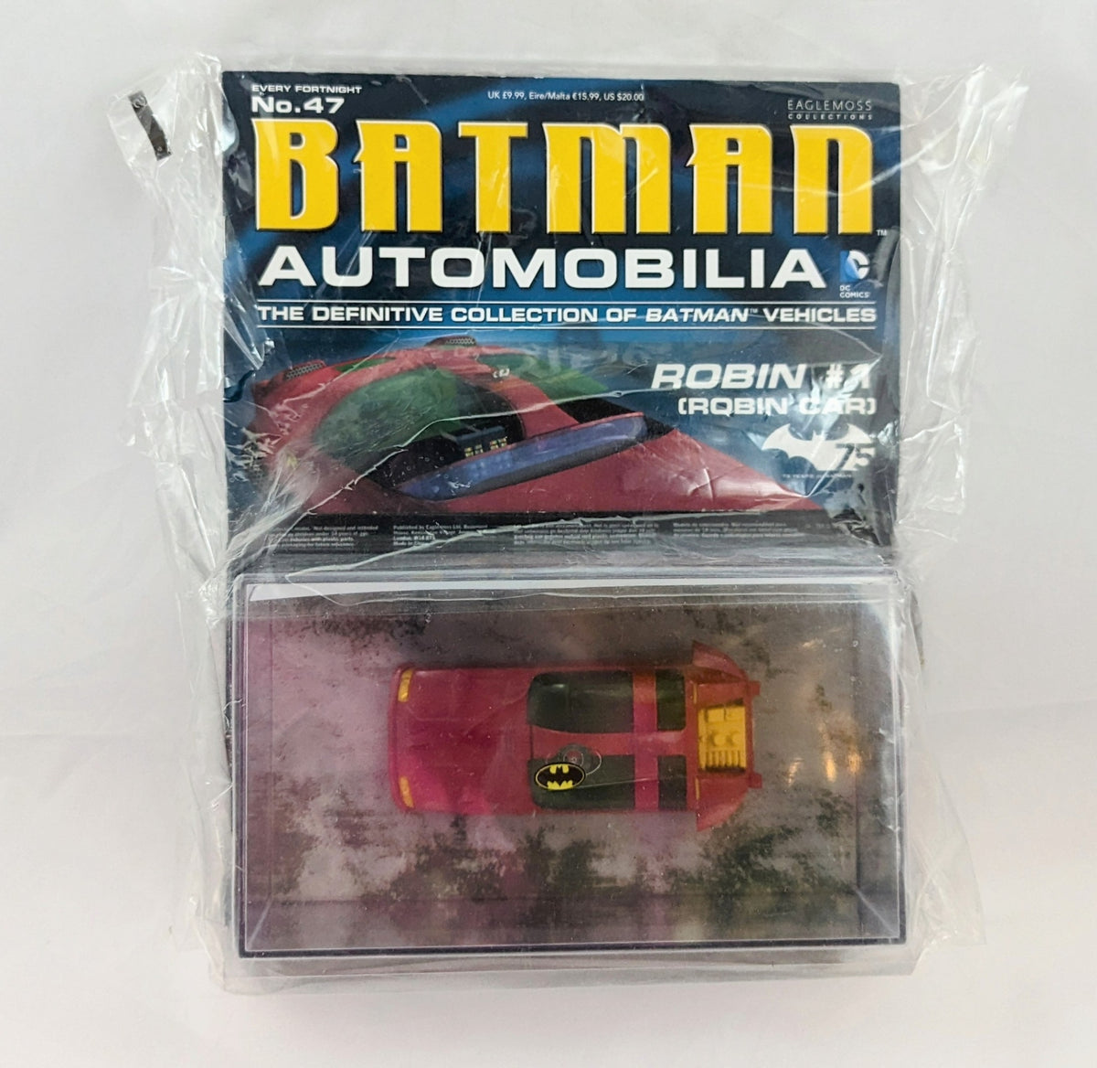 Eaglemoss Automobilia DC Comics Batman Robin #1 (Robin Car) & Magazine No. 47