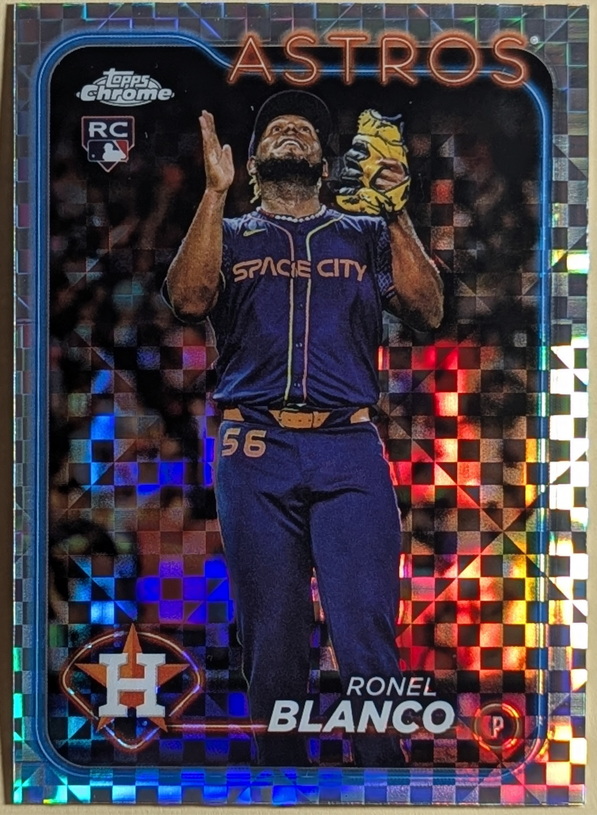 2024 Topps Chrome Update X-Fractors #USC125 Ronel Blanco RC Houston Astros