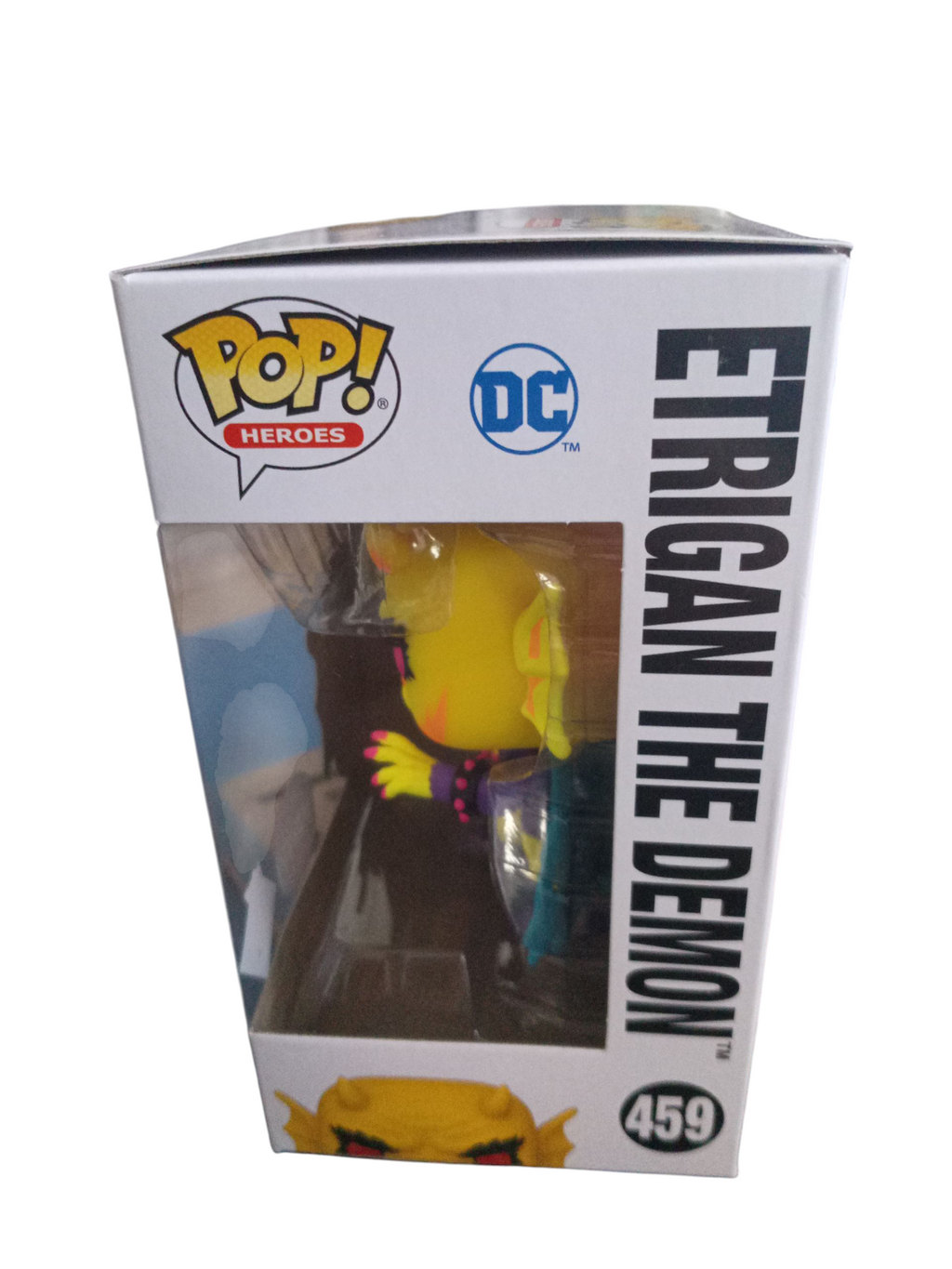 Funko Pop Justice League Etrigan The Demon 459 Black Light Chase Previews PX image 4