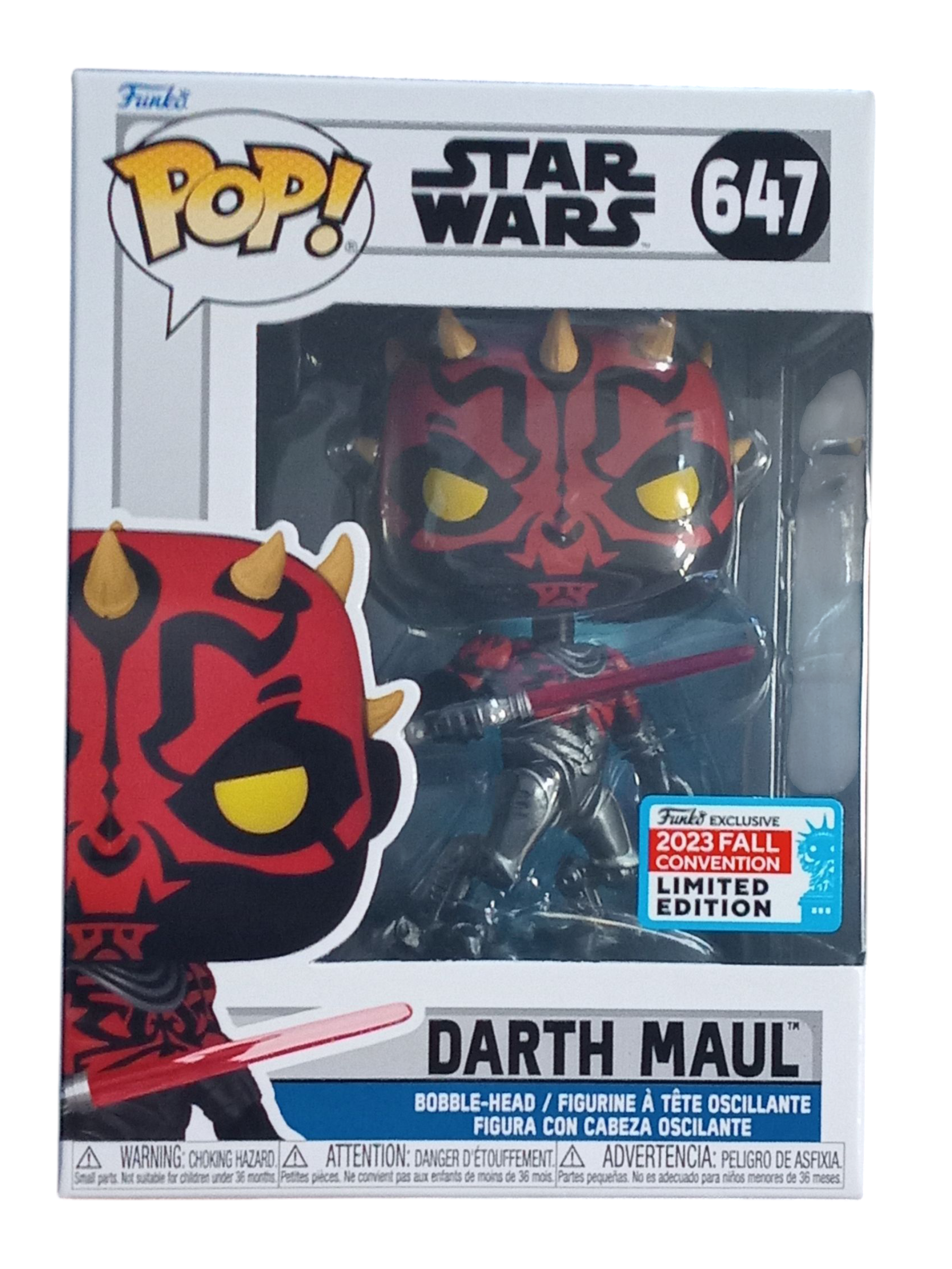 Funko Pop! Star Wars Darth Maul #647 NYCC 2023 Limited Edition