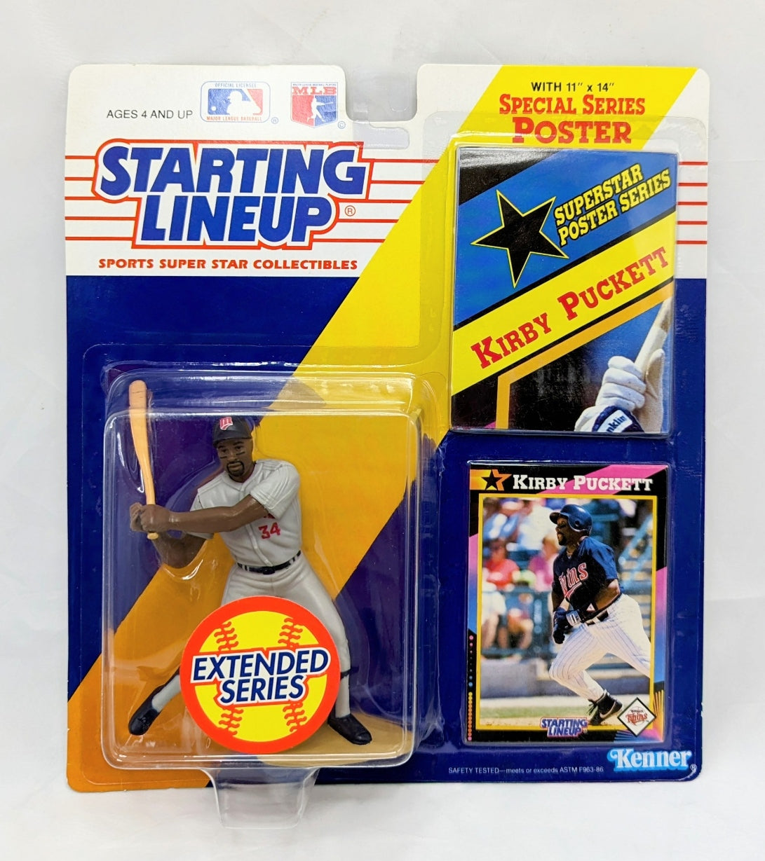 1991 Starting Lineup Kirby Puckett Minnesota Twins Baseball Figure