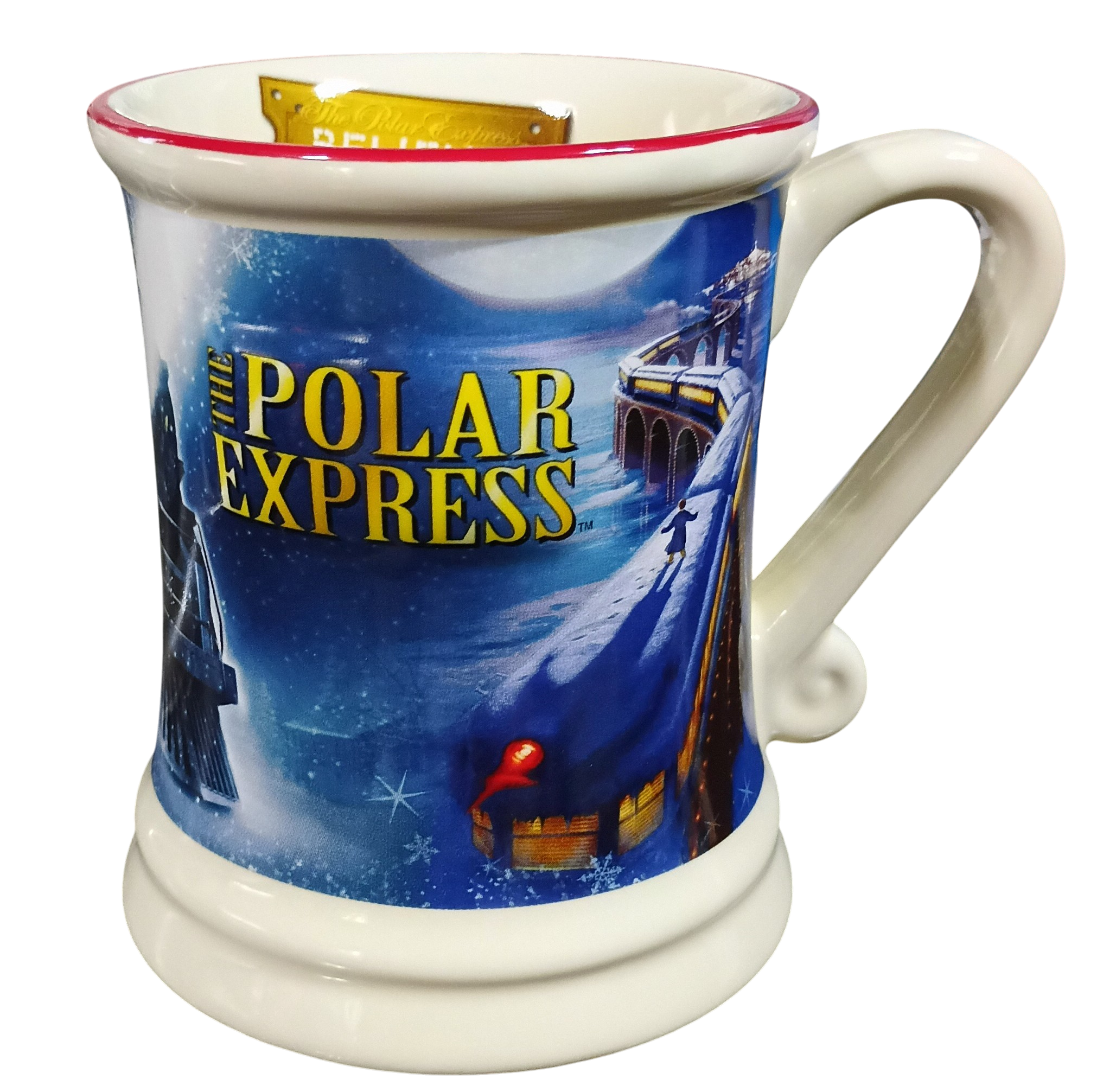 Official Warner Brothers The Polar Express Train 3D Polar Express Believe Mug