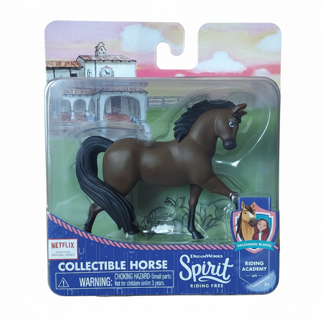 Dreamwork Spirit Riding Free Palomino Bluffs Academy 3” Collectible Horse Espada