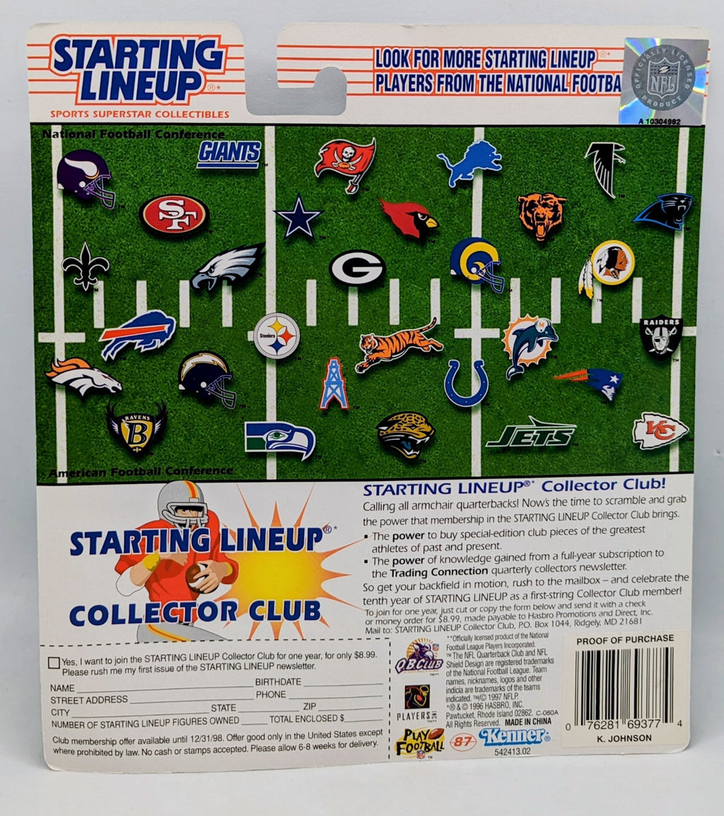1997 Starting Lineup Keyshawn Johnson New York Jets Football Figure image 2