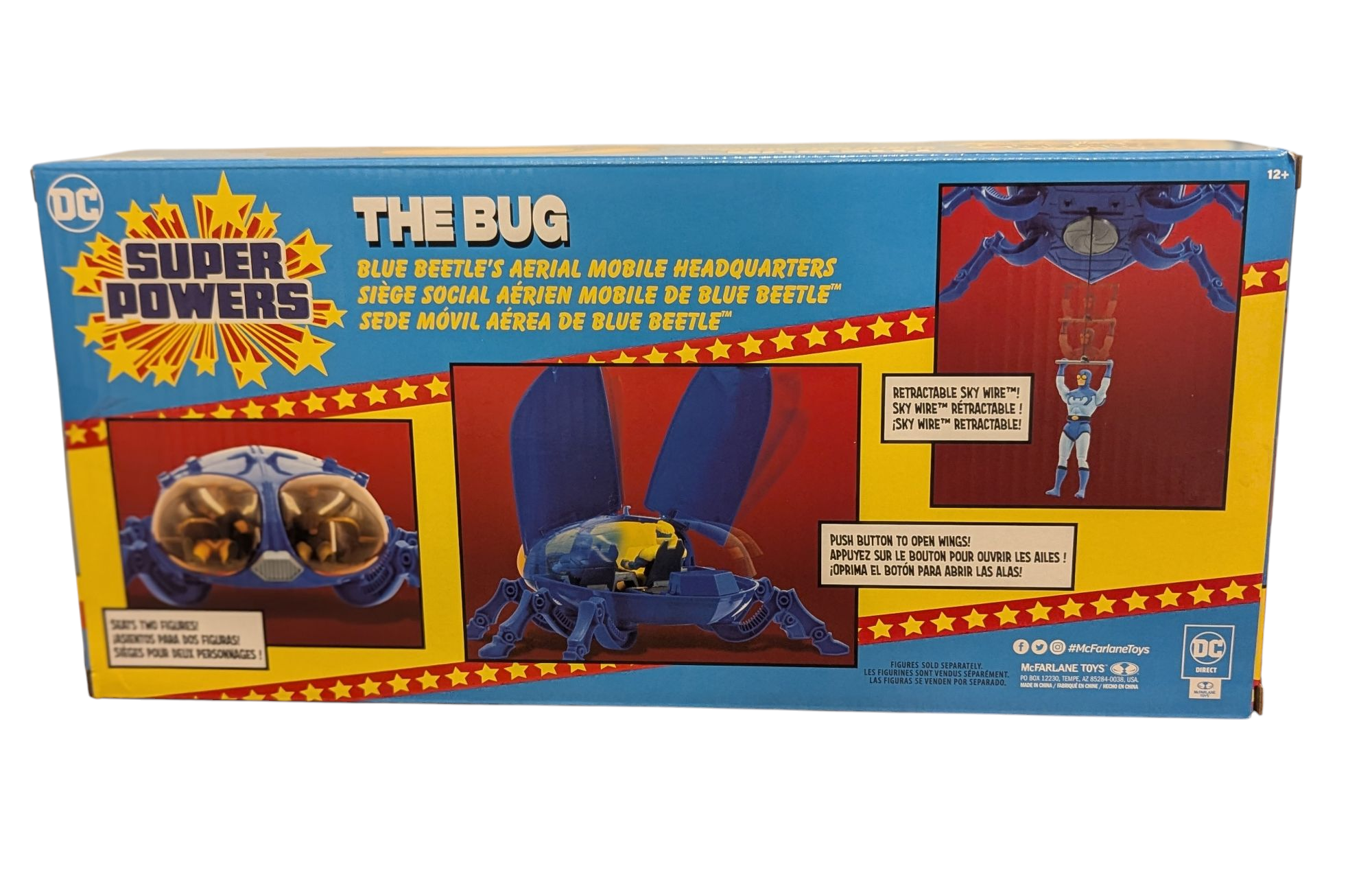McFarlane DC Super Powers The Bug Blue Beetle's Aerial Mobile Headquarters Ship image 2