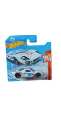 2021 Hot Wheels NIP - Ford GT-40 (White/Red) - Then And Now 78/250 GTB33-M521