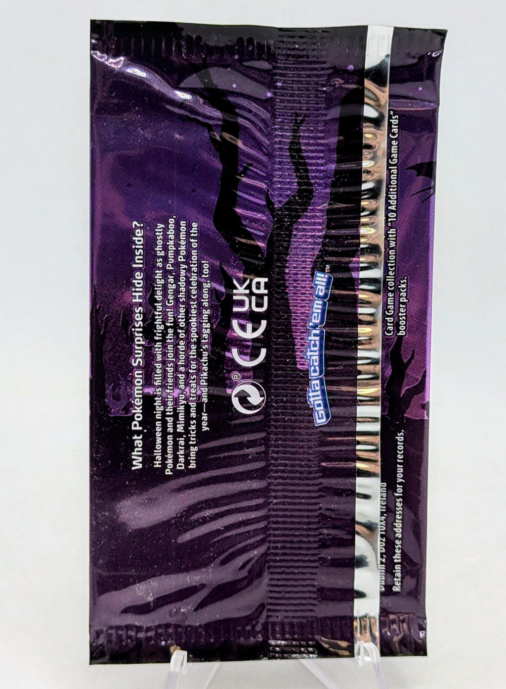 2022 Halloween Pokemon TCG 1x Trick Or Trade Booster Pack image 2